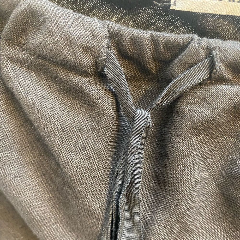 Linen tiered summer skirt xl drawstring waist